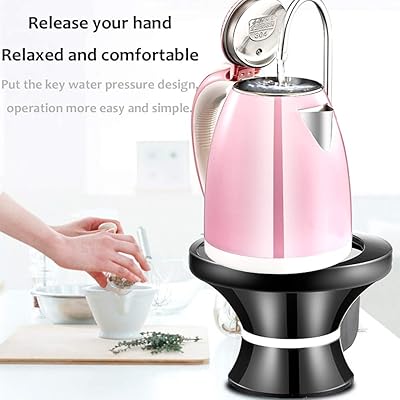 USB Rechargeable Automatic Water Dispenser Pump - For 1 To 5 Gallon Jugs, Hands-Free Electric Water Bottle Pump For Home, Office, Kitchen & Camping